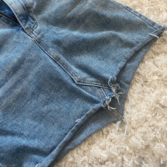 Denim Cut Off Shorts - Picture 5 of 7